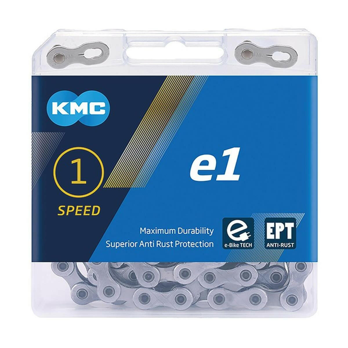 KMC Fahrradkette E1 EPT E-Bike, 1-Fach, 110 Glieder.